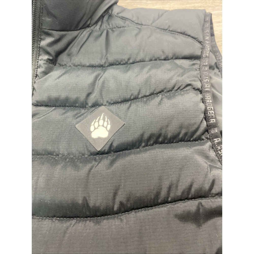 Men's Alaskan Hard Gear Duluth Trading Co Size Small  Black Puffer Puffin Vest - Picture 4 of 7